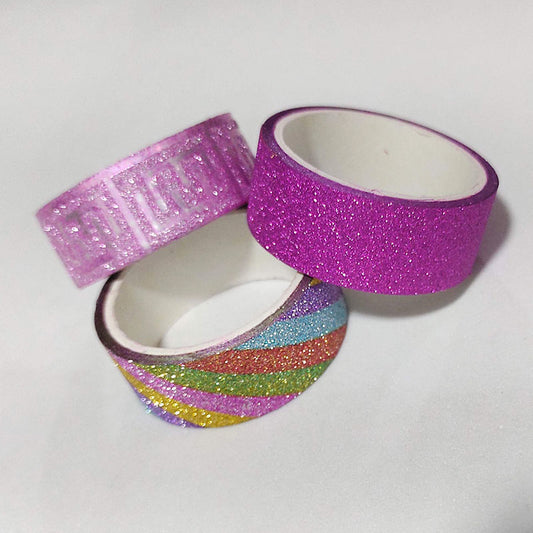 Washi tape con diseños Glitter