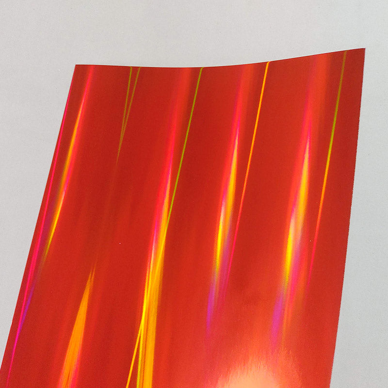 Cartulina Holográfica con diseño lineal - A4 - 250gr