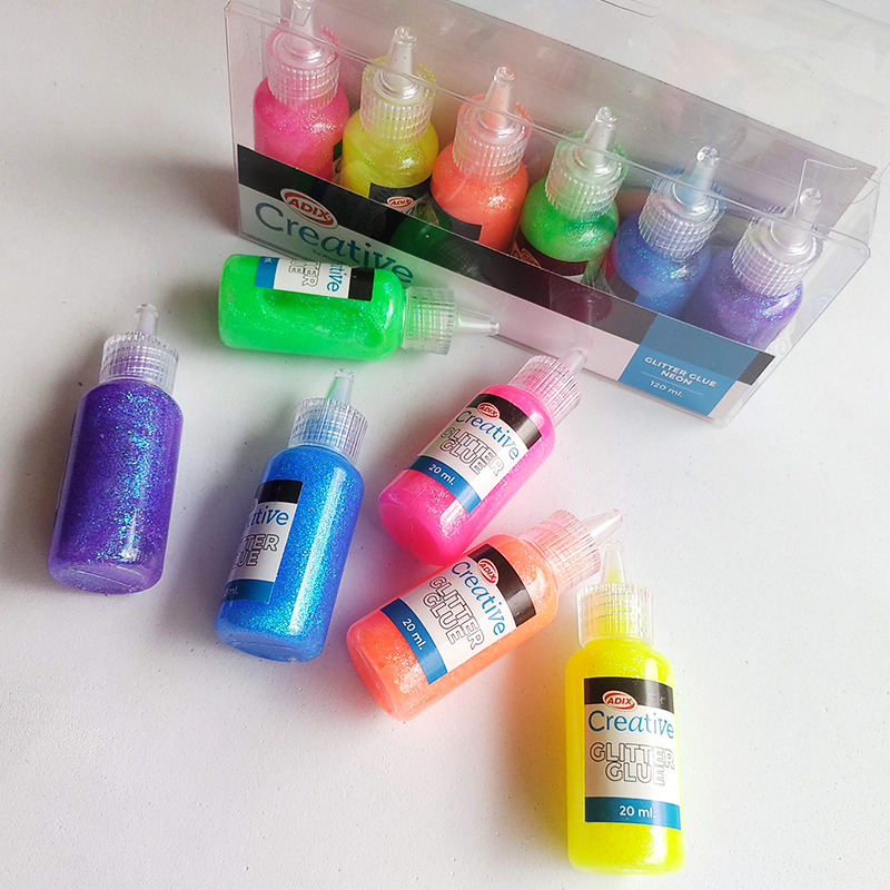 Glitter Glue Neón 20ml