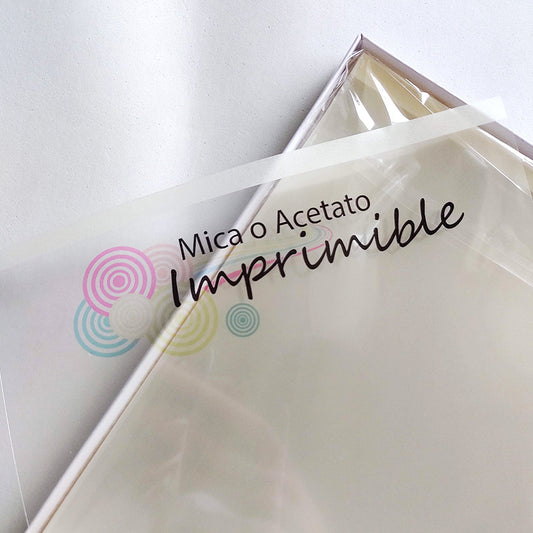 10und, Mica o Acetato transparente IMPRIMIBLE, Oficio
