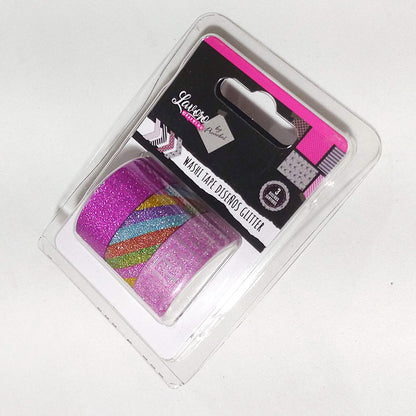 Washi tape con diseños Glitter