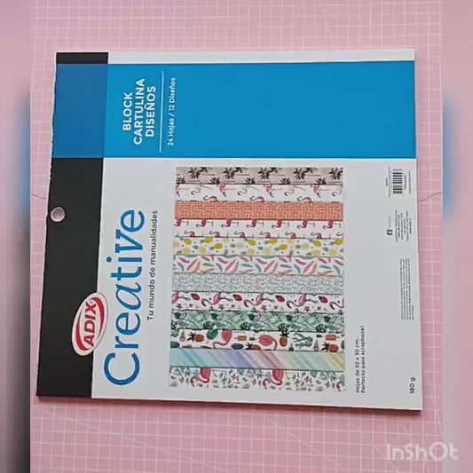 Block de Cartulinas con diseños Tropical