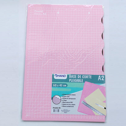Base de Corte Plegable Rosada, A2