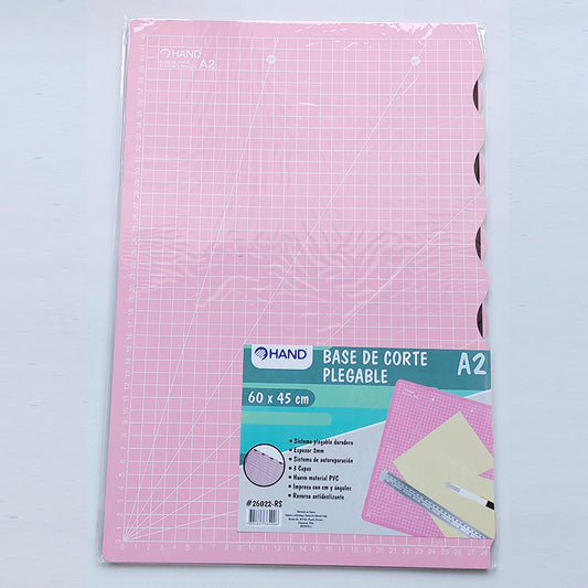 Base de Corte Plegable Rosada, A2