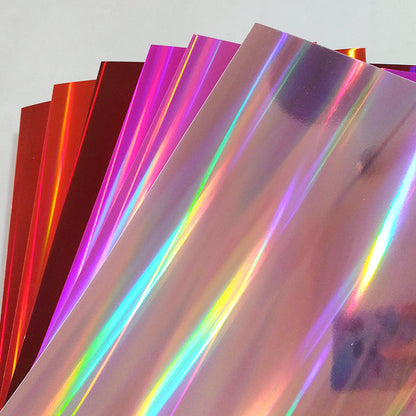 Cartulina Holográfica con diseño lineal - A4 - 250gr