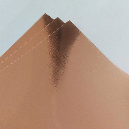 Cartulina Metálica Espejo - Rose Gold, 250gr, Carta