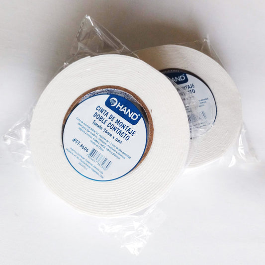 Cinta Espuma doble contacto 36mmx6mts