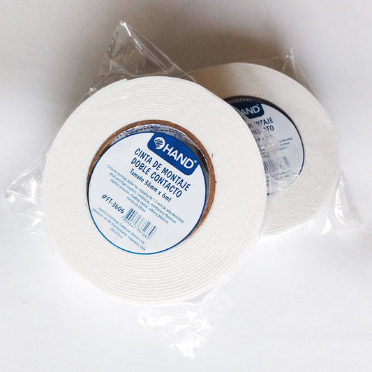 Cinta Espuma doble contacto 48mmx6mts