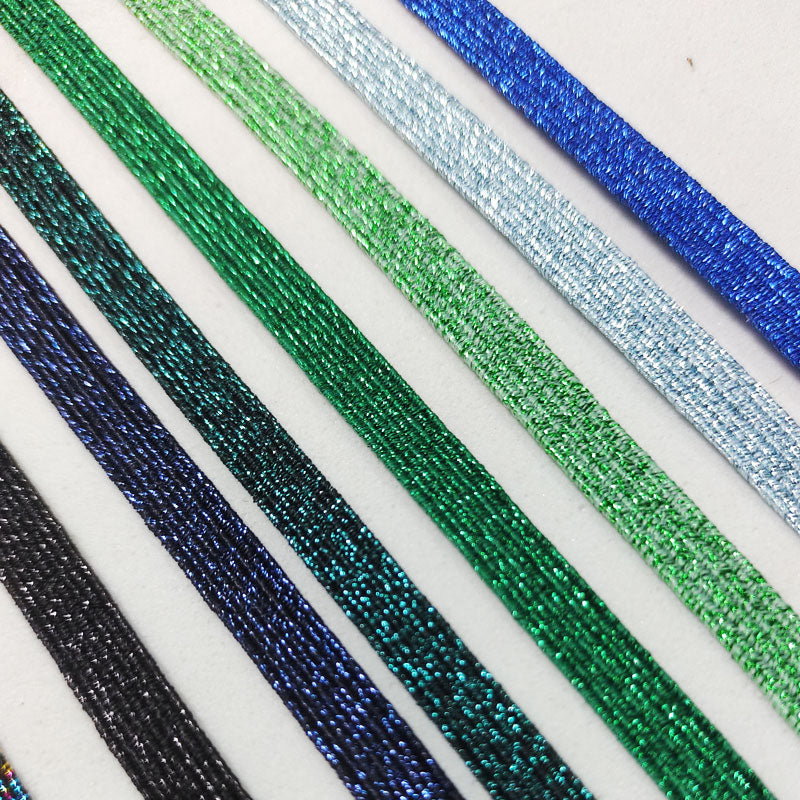 Elásticos brillantes de 6mm, por metro