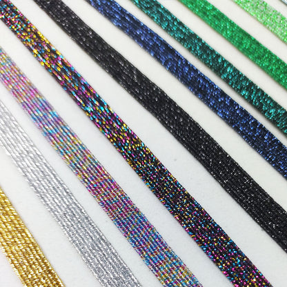 Elásticos brillantes de 6mm, por metro