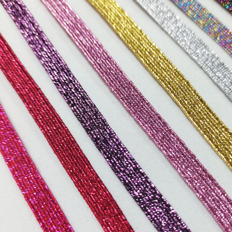 Elásticos brillantes de 6mm, por metro