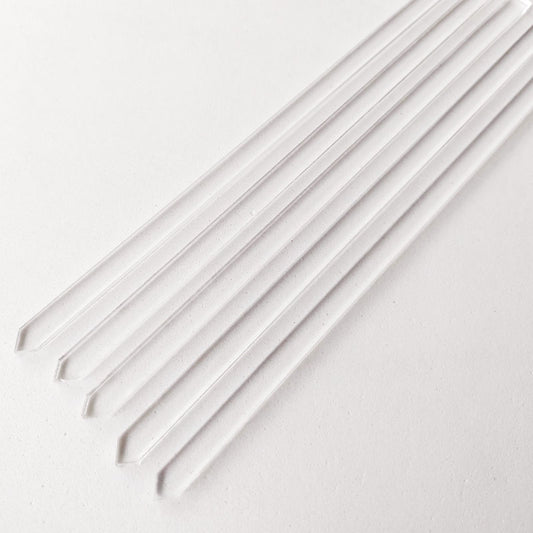 10und, Palitos acrílicos para toppers - Transparente